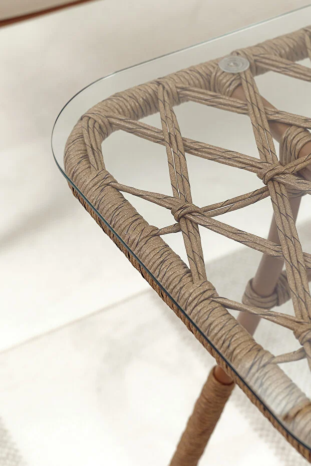 SERRA İKİLİ BAHÇE BALKON TAKIMI 2+1+1+MASA